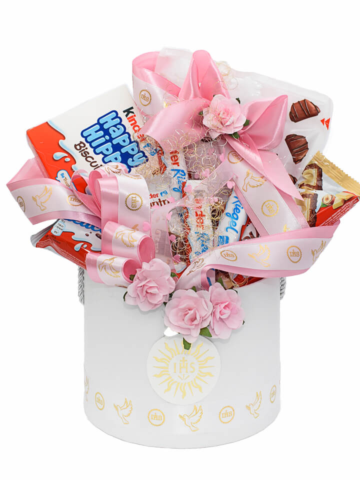 Pudełko "Słodki prezent Komunijny dla dziewczynki"